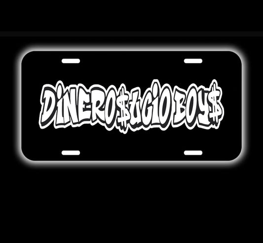 Dinerosucioboys license plates